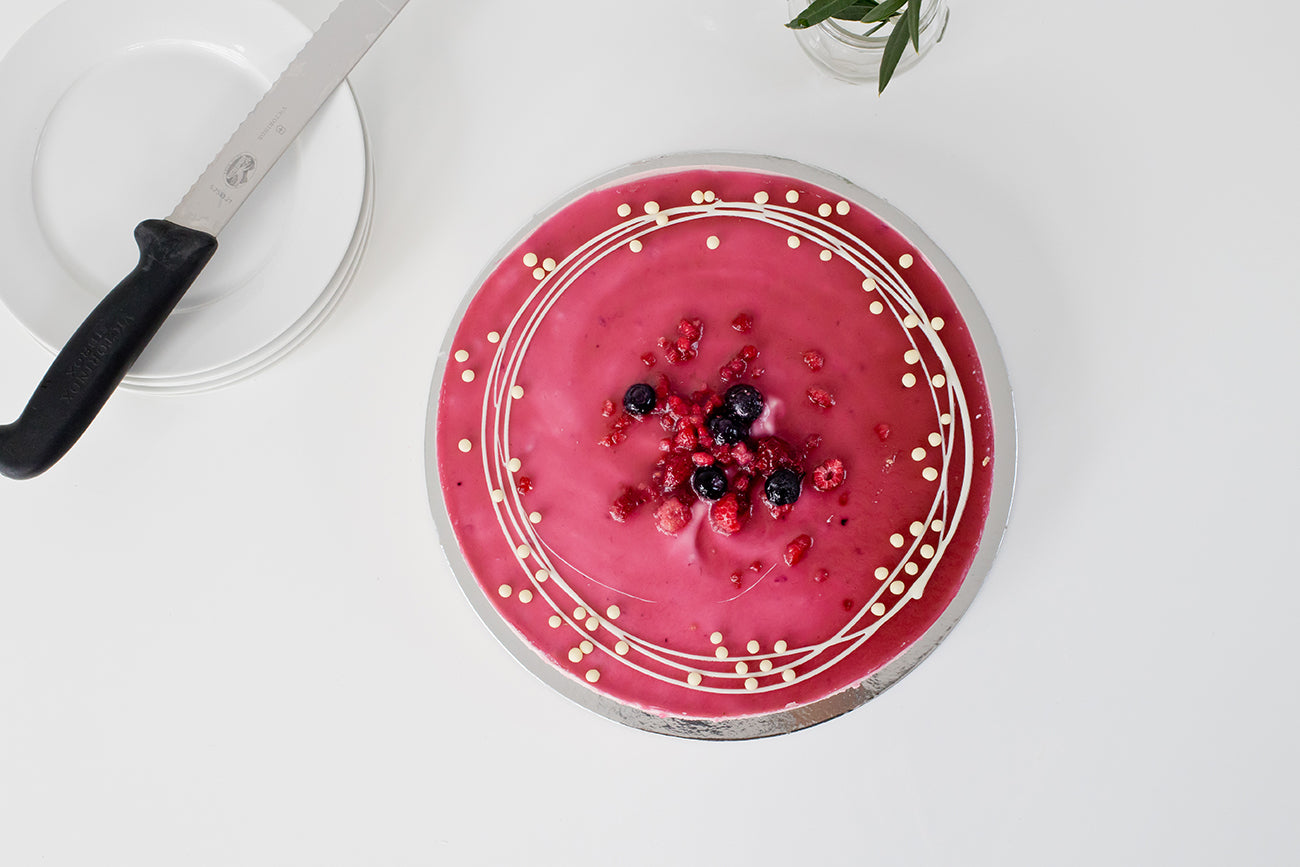 Boysenberry Bliss Cheesecake!