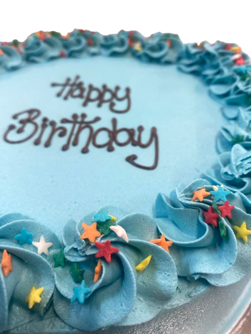 Buttercream Cake - Blue