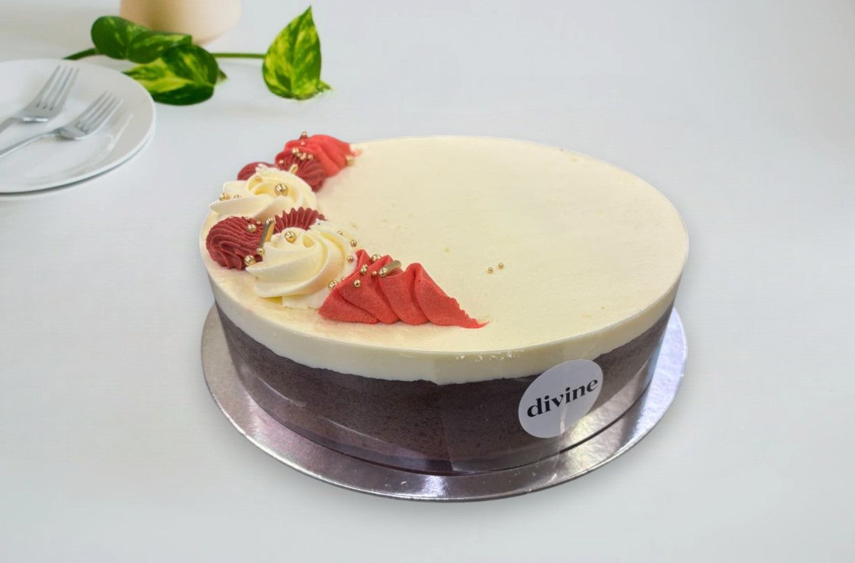 Red Velvet Iced Cake: Velvety Smooth Perfection