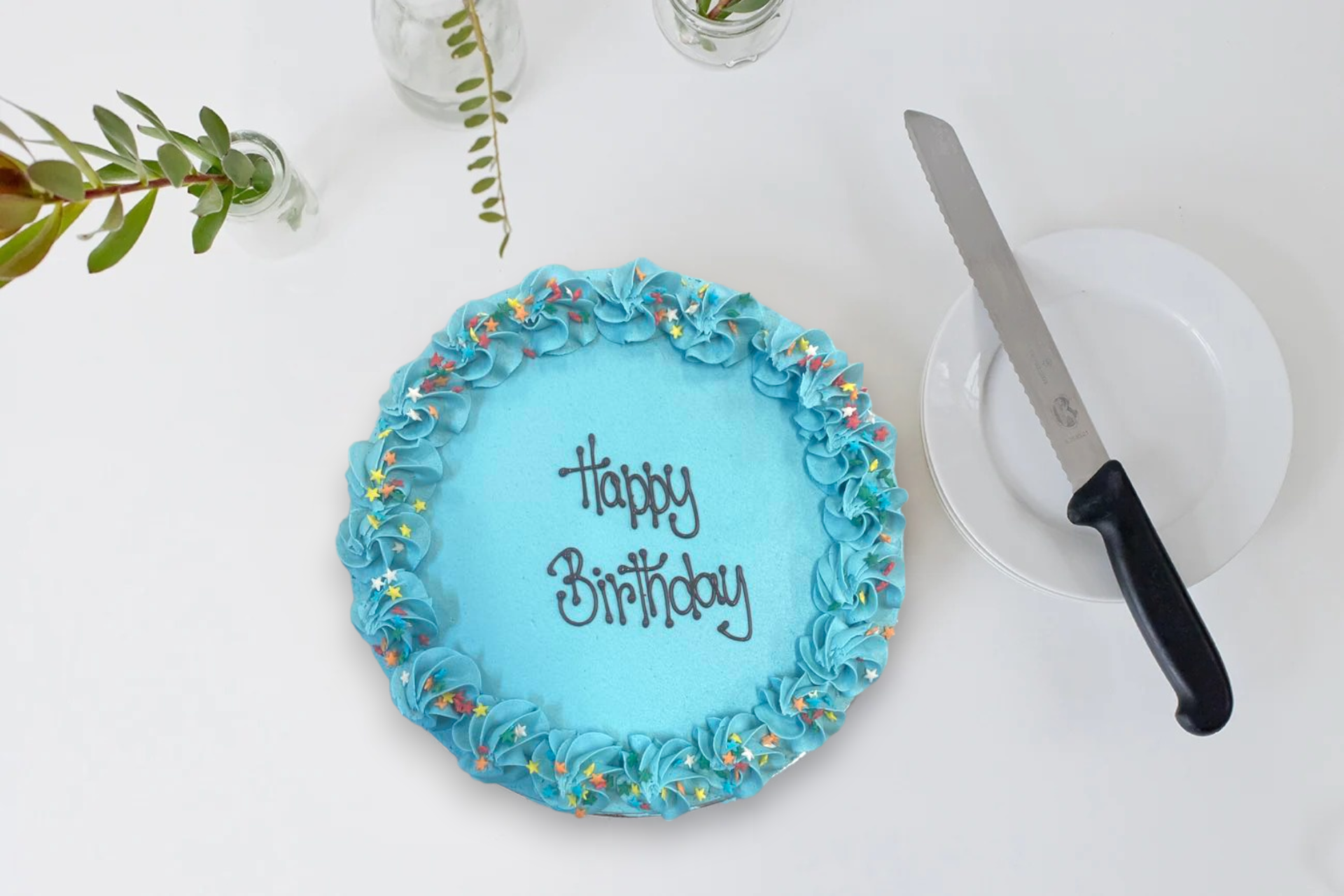 Buttercream Cake - Custom Colour