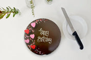 Happy Birthday Hearts Chocolate Love Cake!