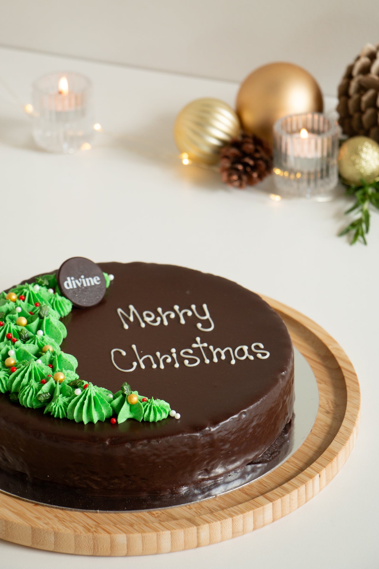 Moist Chocolate Christmas - Large
