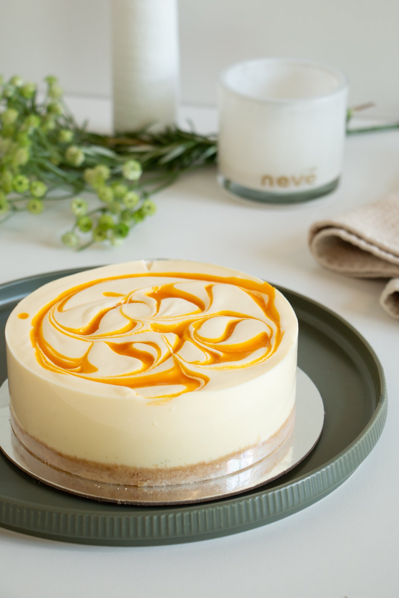 Mango and Passionfruit Chessecake