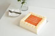 Edible Image Cake Slab - Buttercream