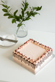 Chocolate Raspberry Cake Slab