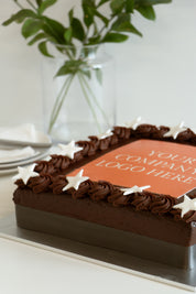 Edible Image Cake Slab - Chocolate