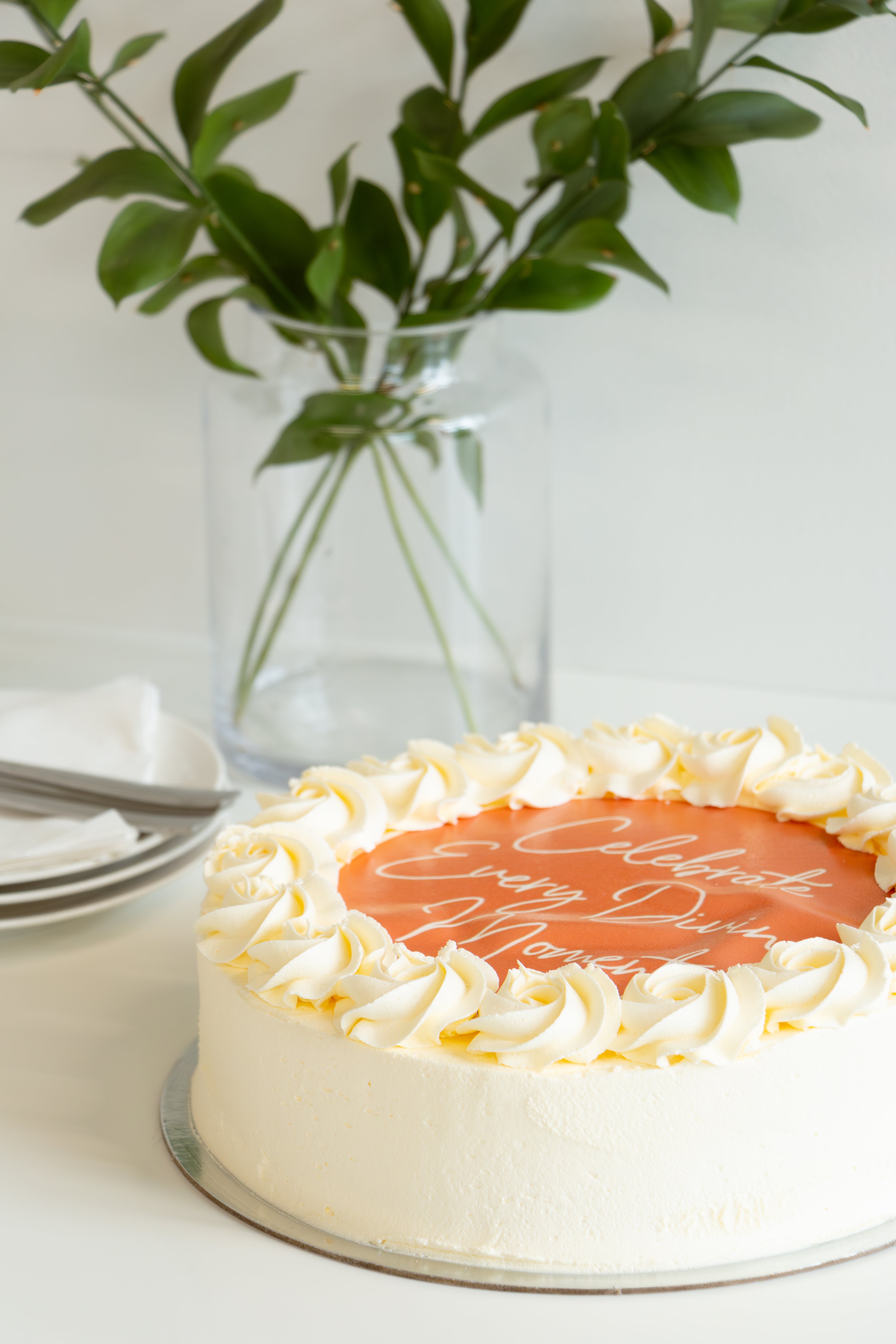 Edible Image Cake - Buttecream
