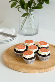 Designer Logo Cupcakes
