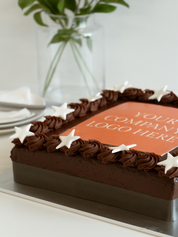Edible Image Cake Slab - Chocolate