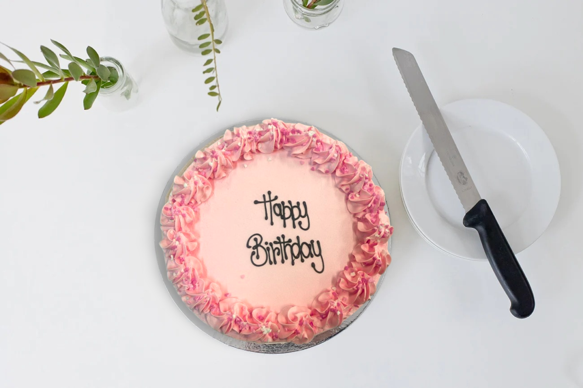 Buttercream Cake - Custom Colour