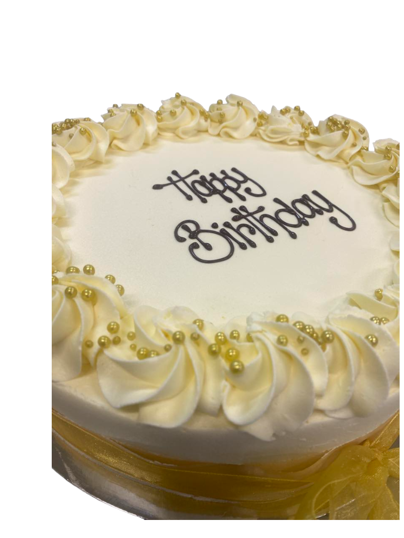 Buttercream Cake - Gold