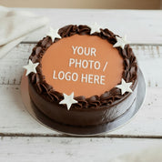 Custom Edible Image Cake – Rich Moist Chocolate