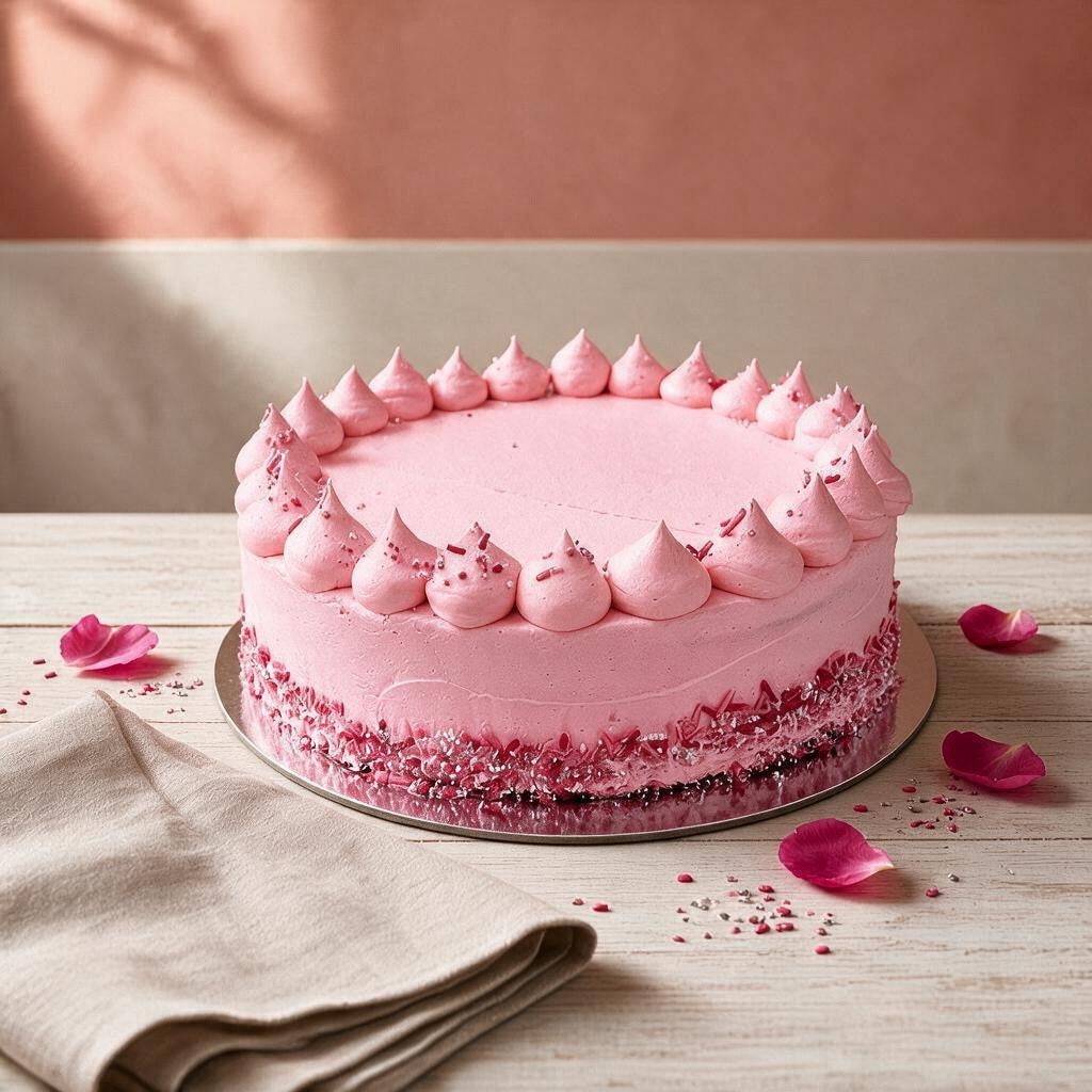 Soft Pink Celebration Madeira Gateau