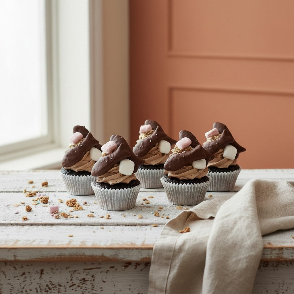 Hot Chocolate Cupcakes