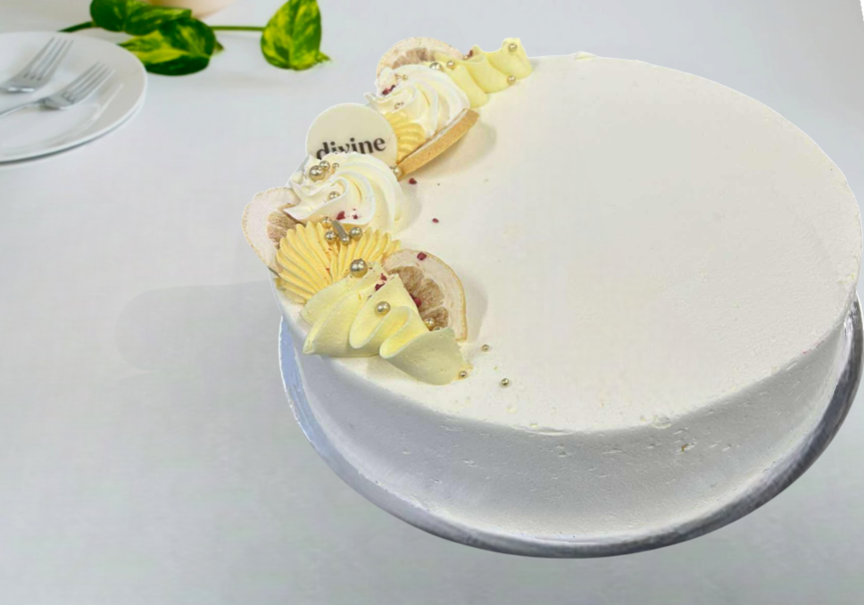 Lemon & Raspberry Madeira Cake