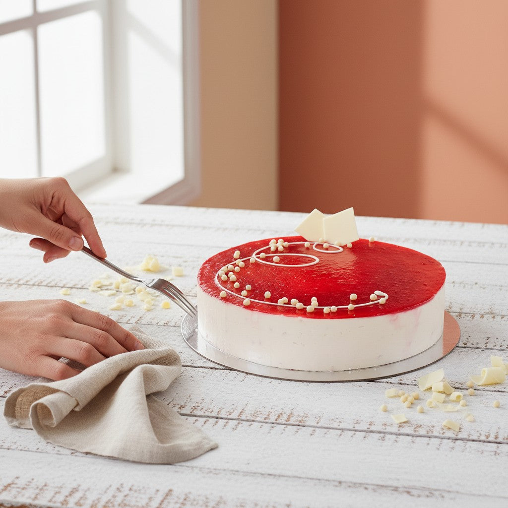 Raspberry Mousse cake