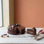 Seven Layer Chocolate Divine Gateau
