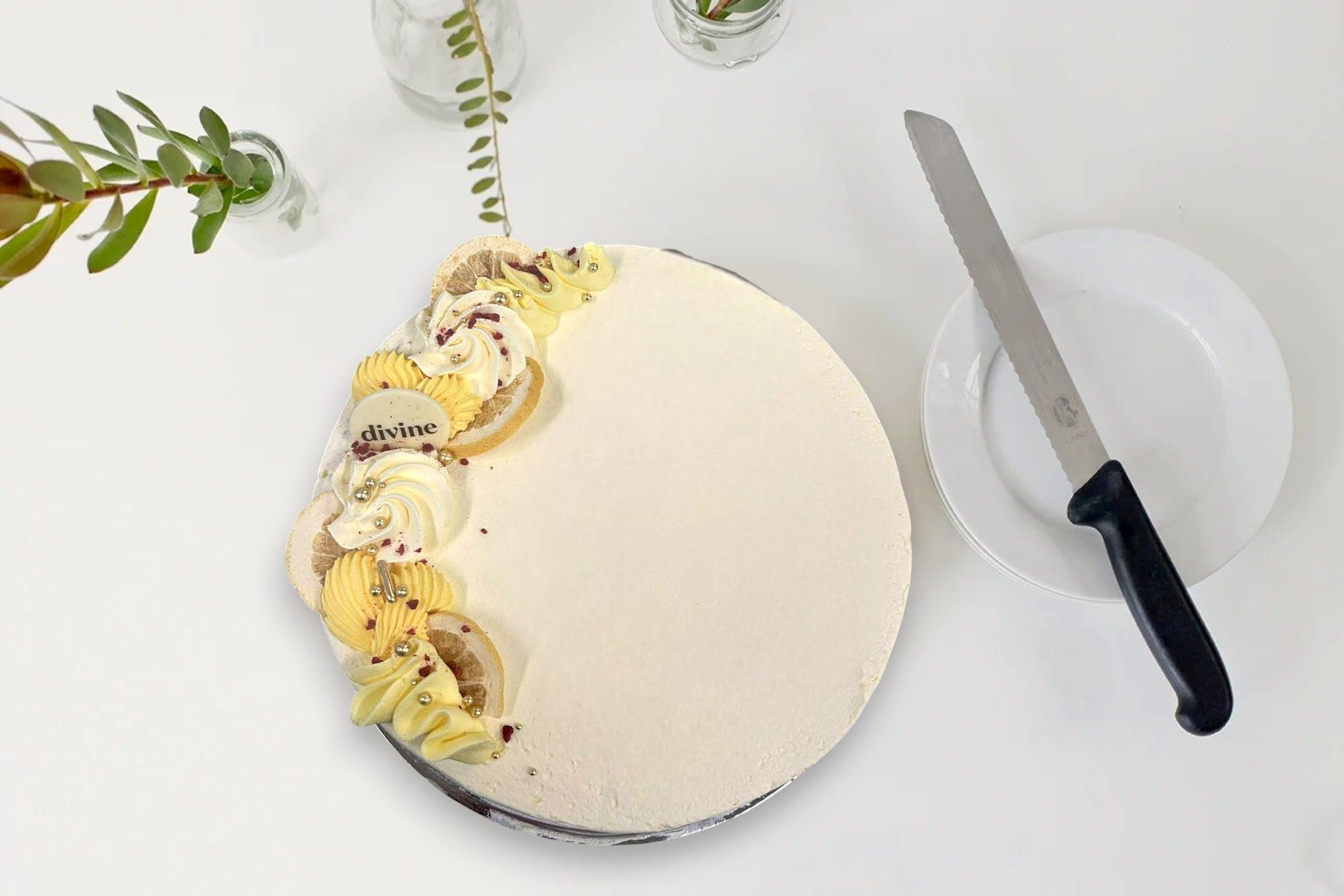 Lemon & Raspberry Madeira Cake