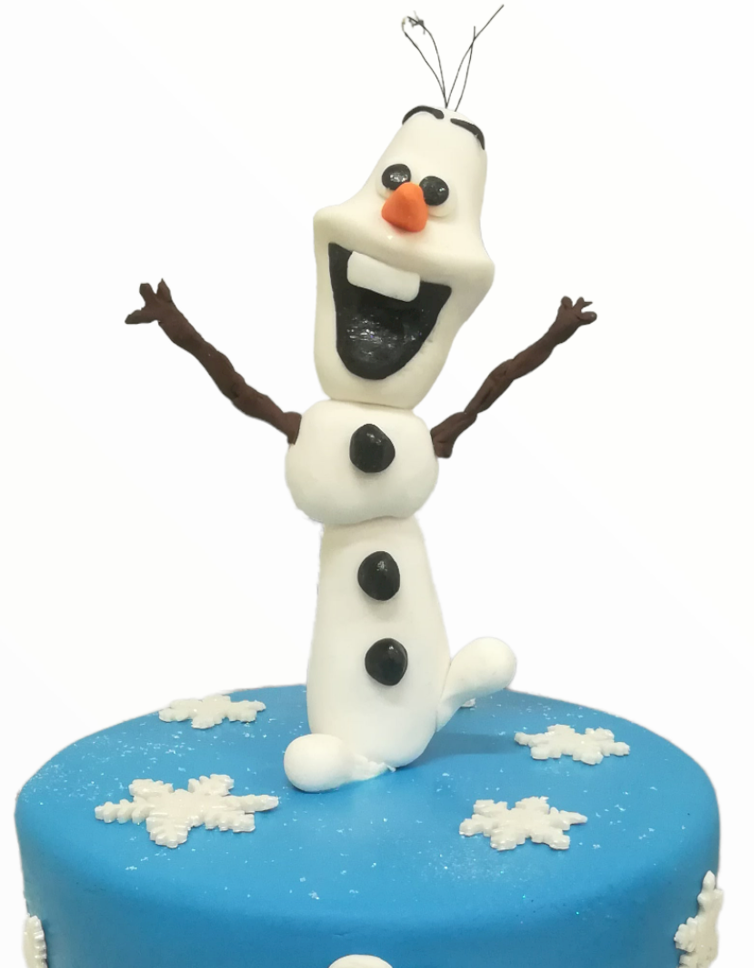 Olaf Frozen 2 Cake Tutorial! | Snowman Cake - YouTube